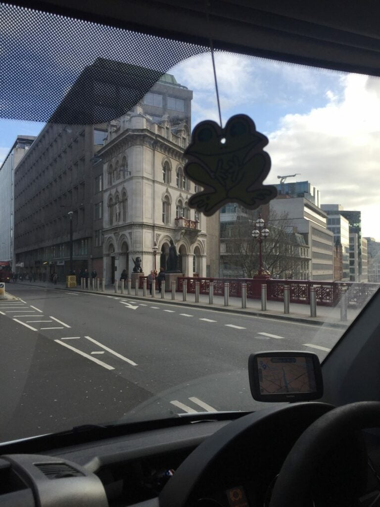 Loaded up and en route to Bloomsbury
