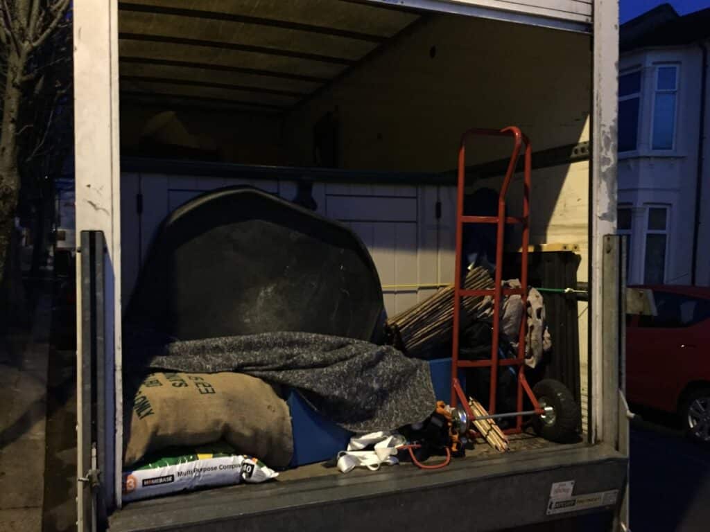 Second van ready for unloading