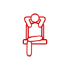 relax icon red